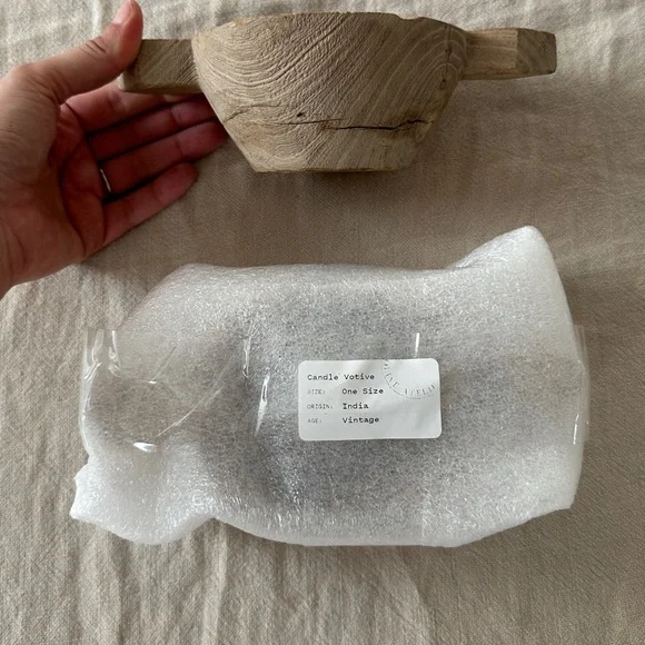 OLIVE ATELIER 2 VINTAGE VOTIVE HOLDERS